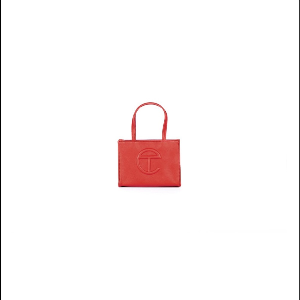 Small red telfar bag